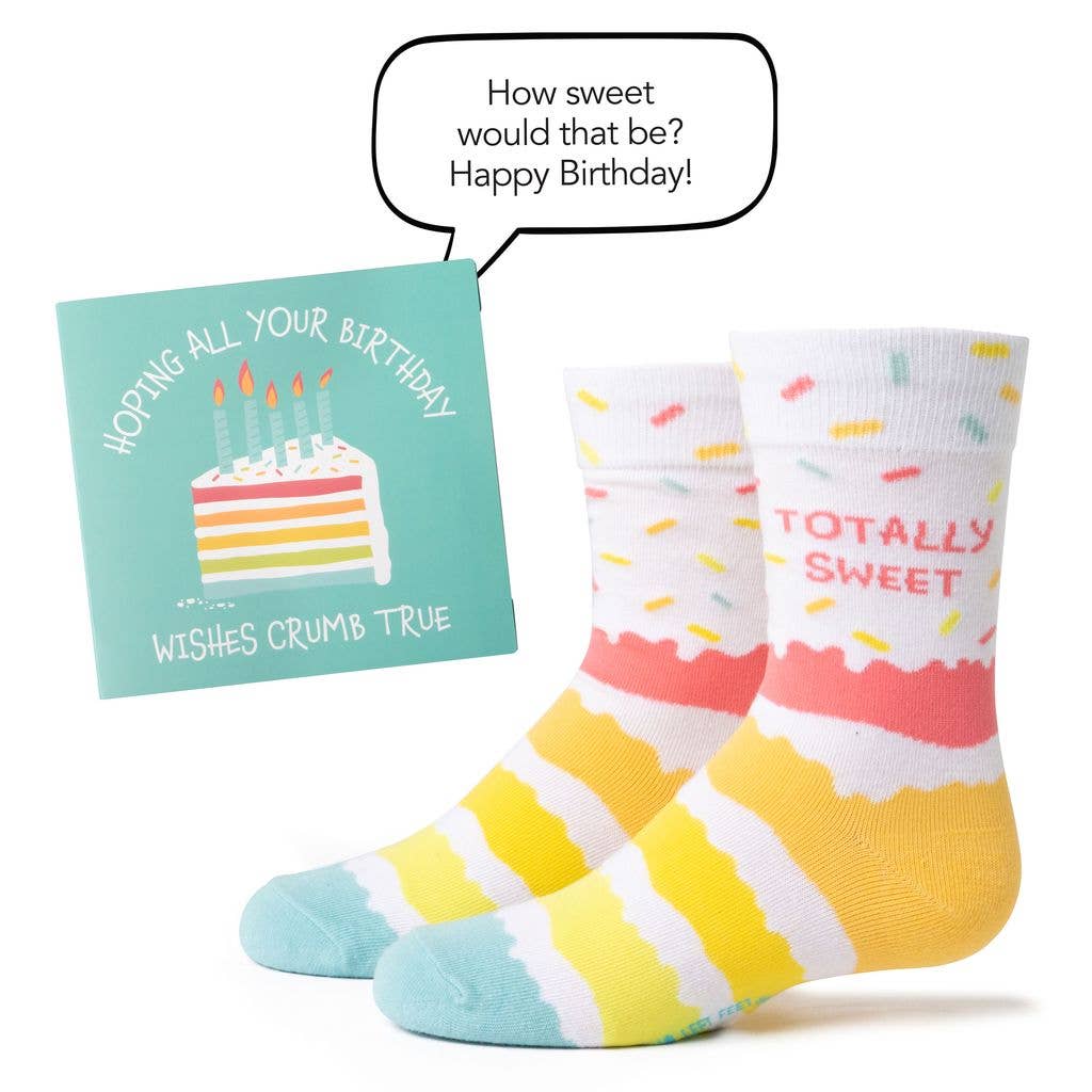 Kid’s Two Left Feet® It’s Yo Birthday Giftable Sock Cards AS