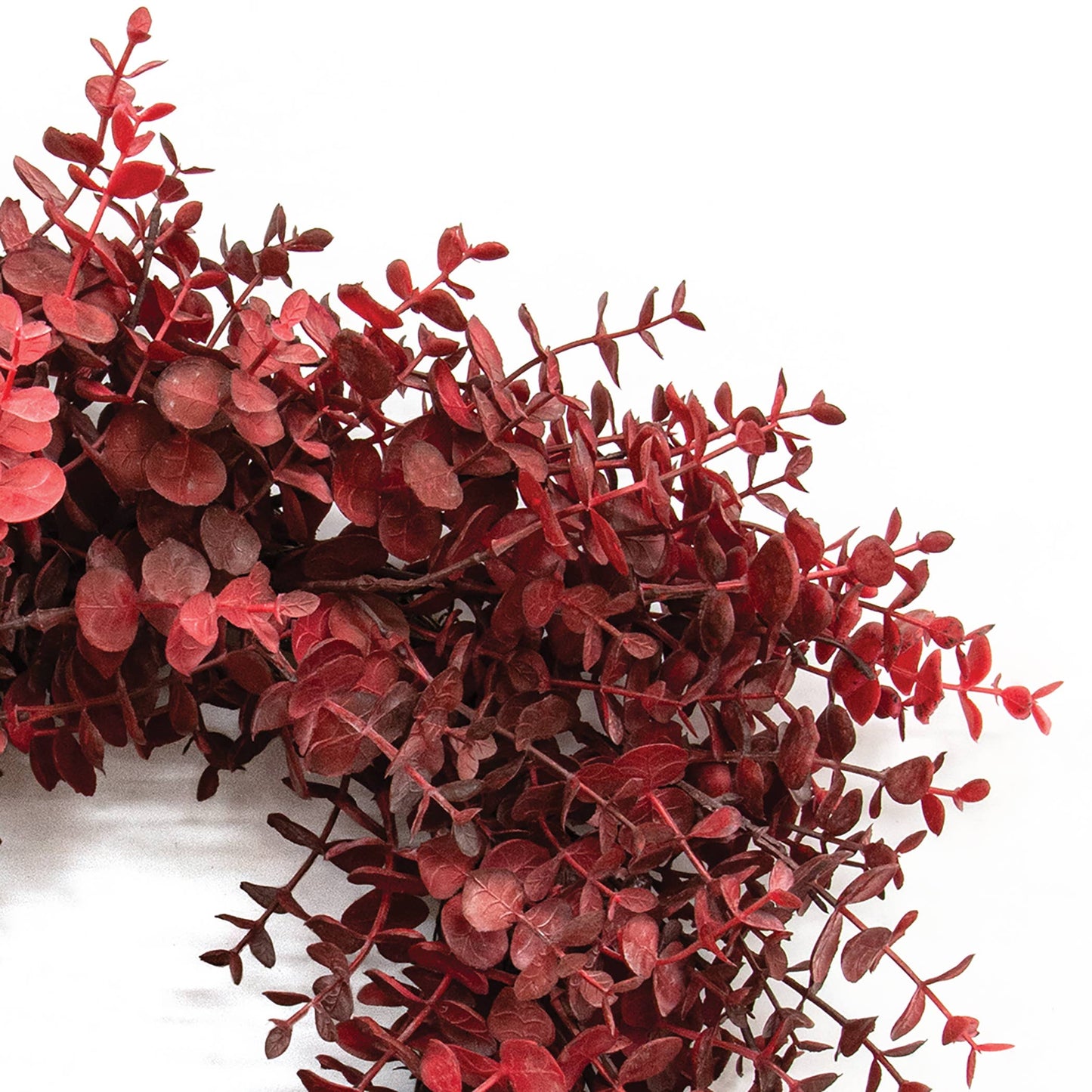 Soft Touch Baby Eucalyptus Wreath - Burgundy - 18"