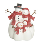 Transpac Res Chilly Snowman Family Decor Christmas Décor