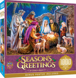 Season's Greetings - A Child is Born 1000 Piece Puzzle