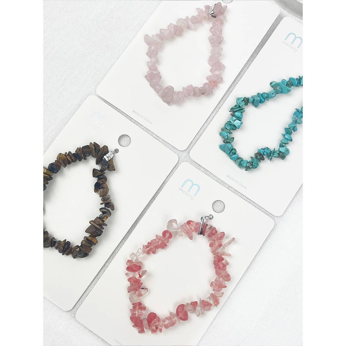 Variety Tone Irregular Stone Bracelets