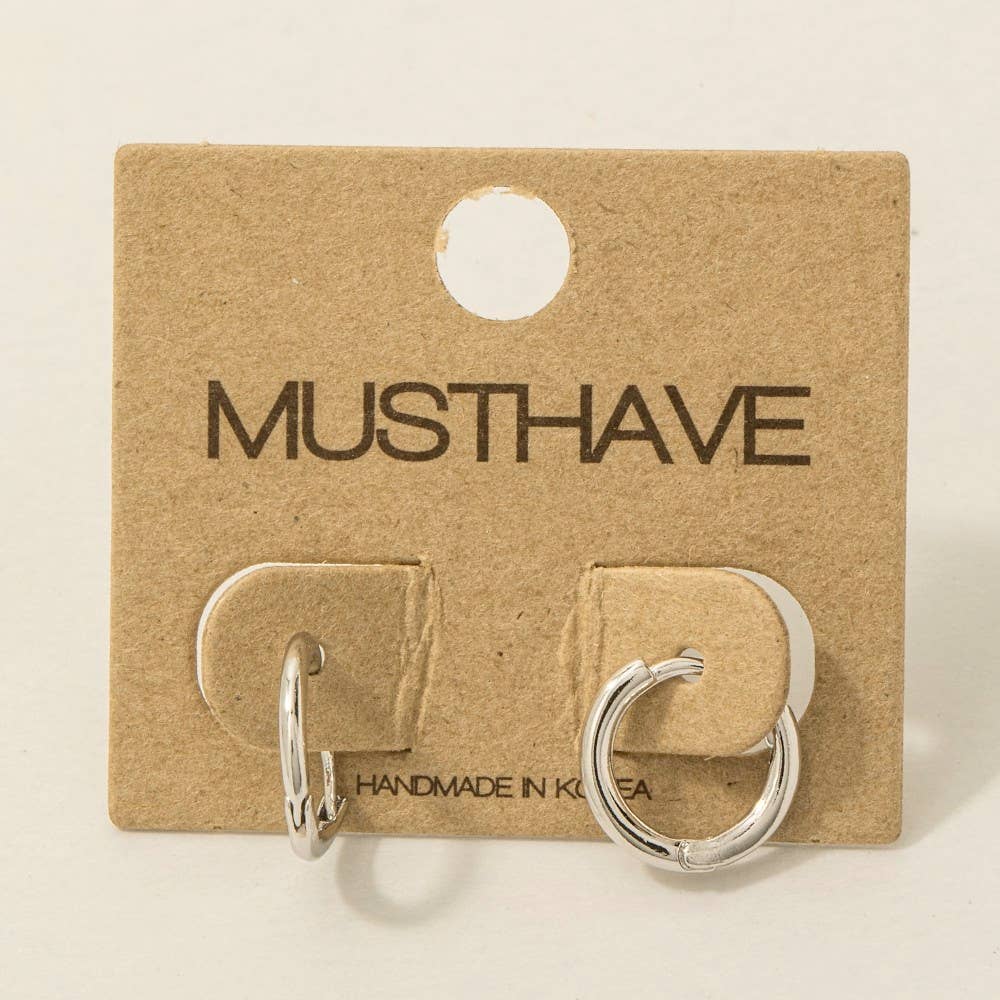 Minimalist Mini Huggie Earrings