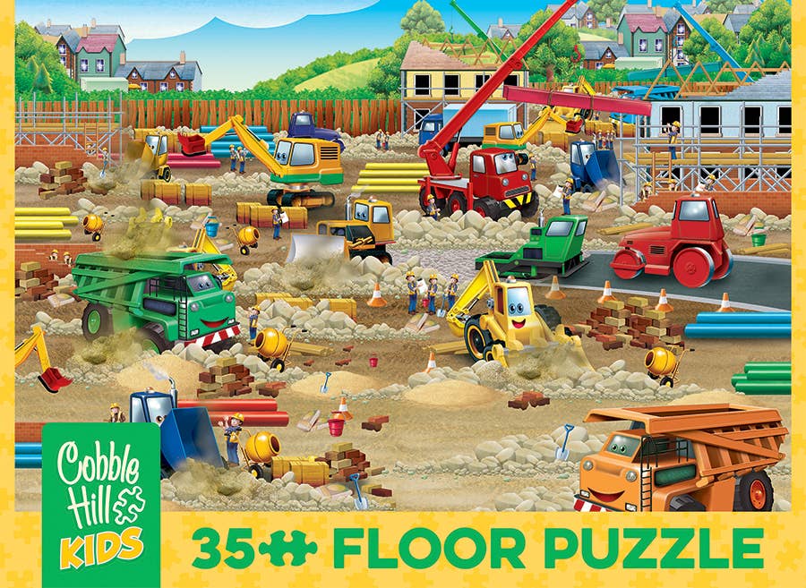 Construction Zone (35pc) Floor Puzzle - Ages 3+