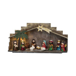 10.25" Light Up Children Nativity Figurines Set 12
