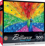 Brilliance - Peacock Delight 500 Piece Puzzle
