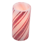 Tall Multi Stripe Candy Cane Pillar