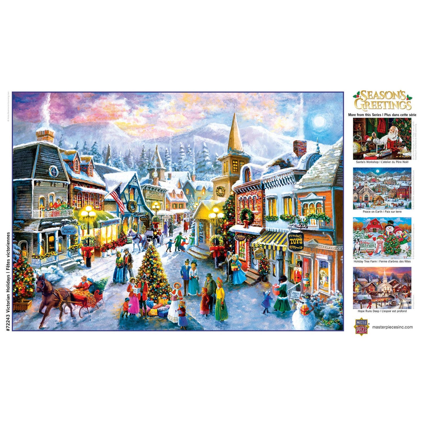 Season's Greetings - Victorian Holidays 1000 Piece Puzzle
