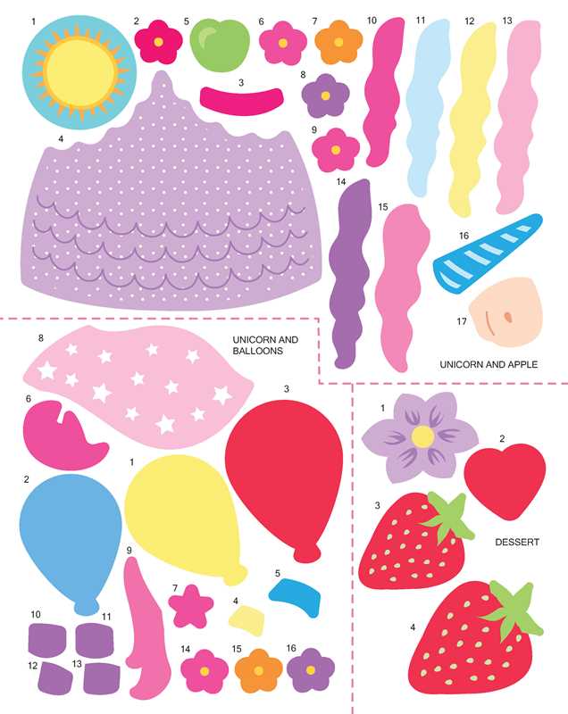 Unicorn Magic: Sticker Art & Coloring by