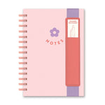 Pretty Posy Notes Oliver Notebook with Pen Pocket