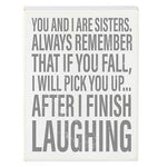 6x8 Wht Box Sign-Pick You Up