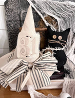 Primitive Witch Hat Natural, Handmade Halloween Home Decor