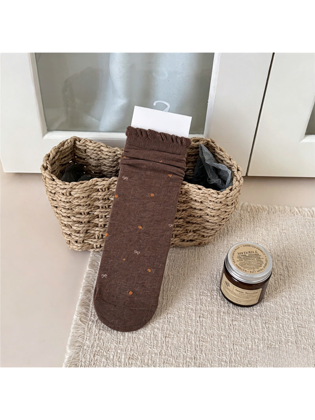 Rufia - Ruffled Edge Crew Socks