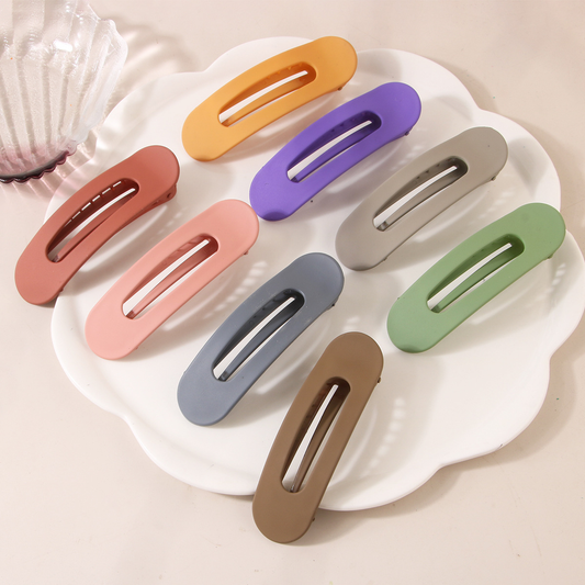 Long Duckbill Hair Clip – Minimalist Daily Wear_CWAHA6514