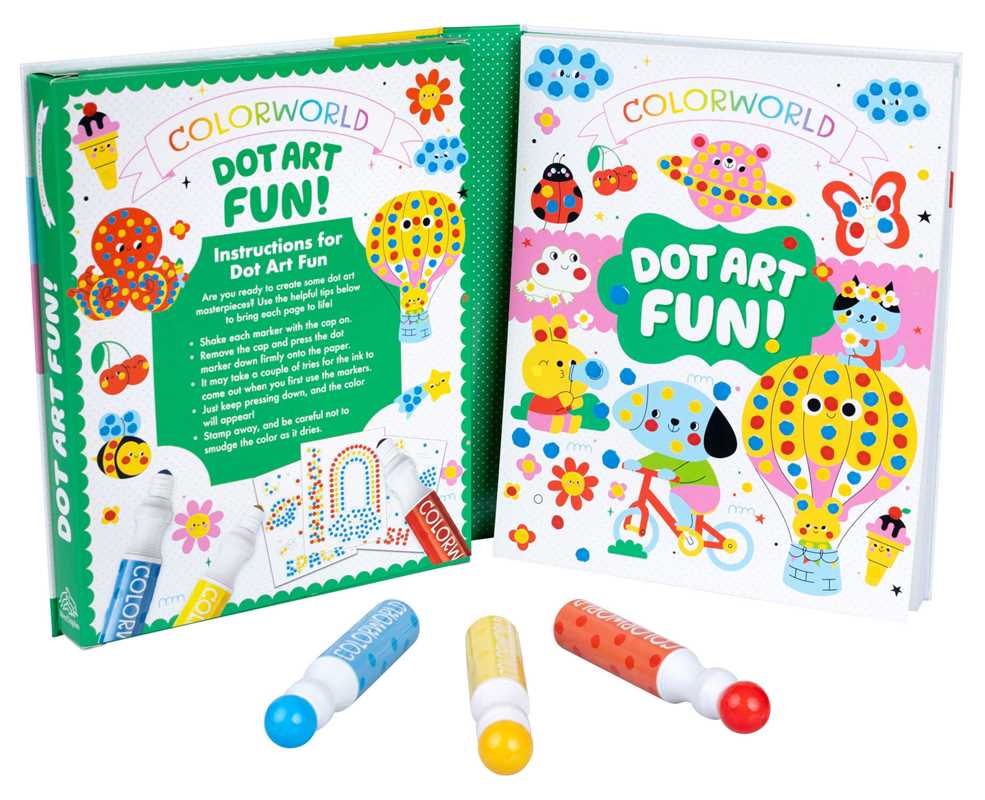 ColorWorld: Dot Art Fun! by Editors of Silver Dolphin Books