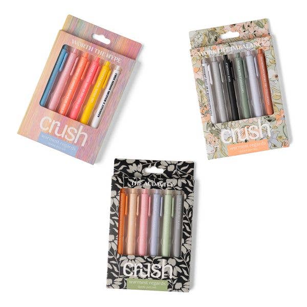 Crush Warmest Regards Quote Pen Set