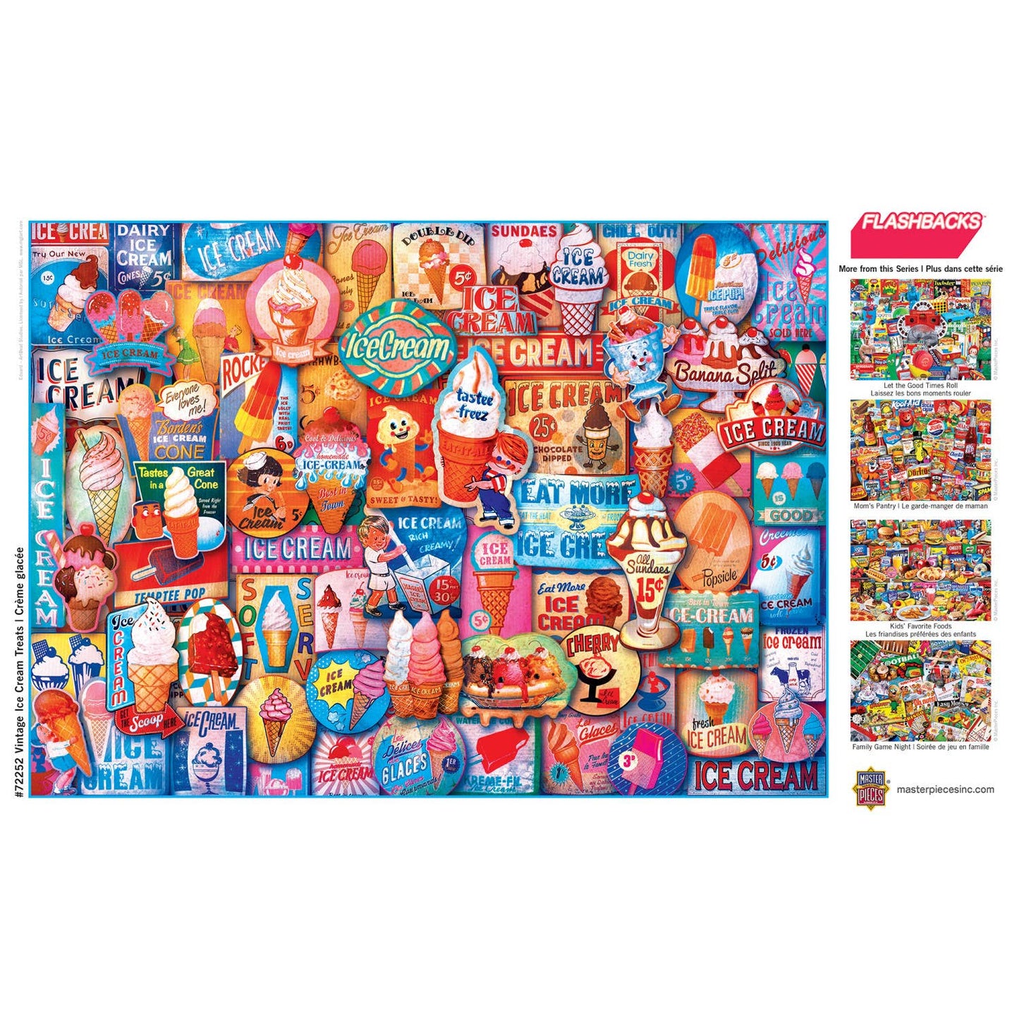 Flashbacks - Ice Cream Treats 1000 Piece Puzzle