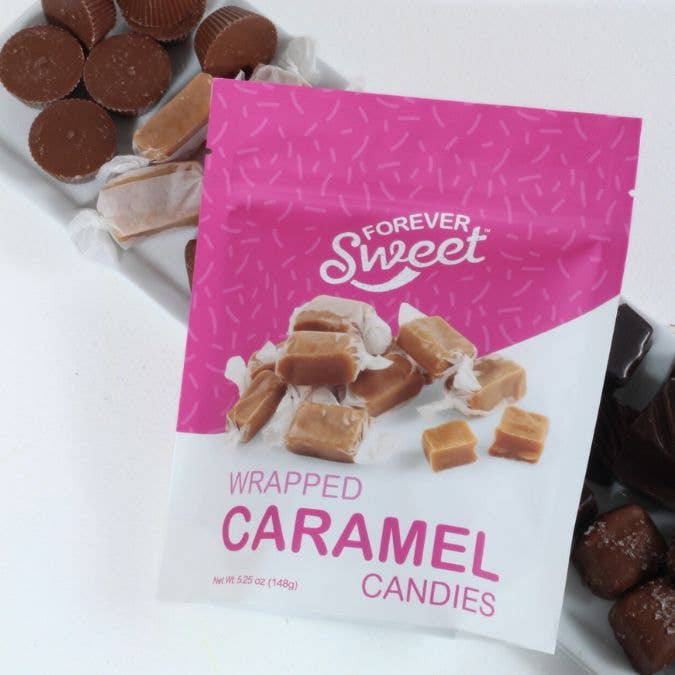 Forever Sweet Caramel Candy Pouch Bag, 5.25 oz
