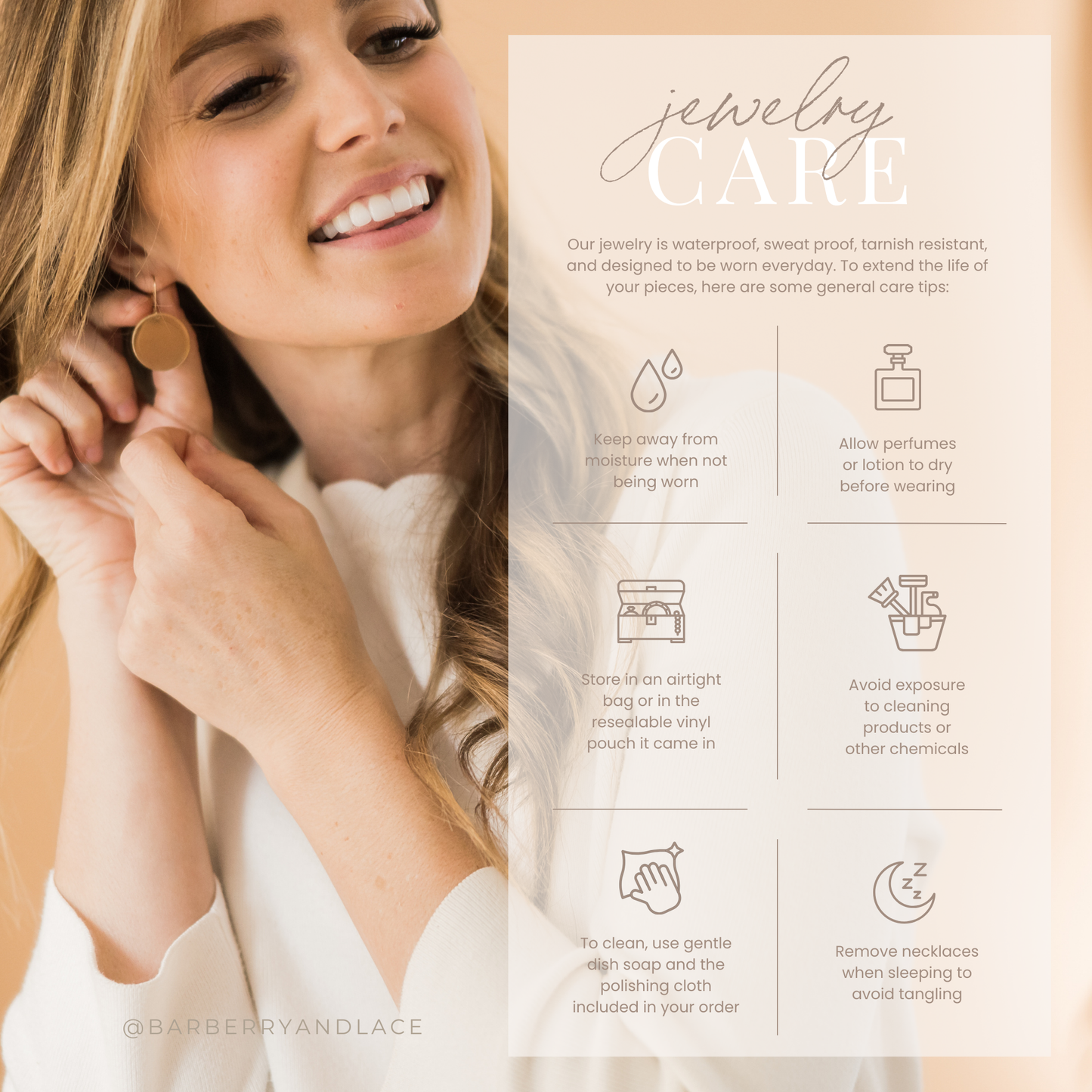 Circle Stud Earrings - Hypoallergenic, Waterproof, Dainty