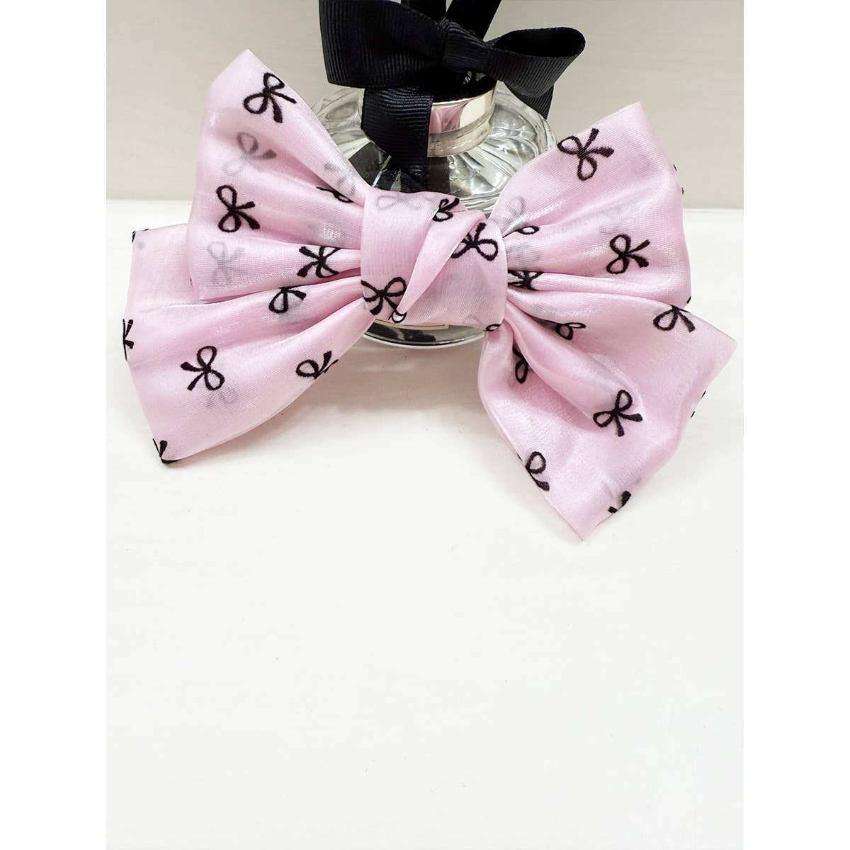 Double Layer Soft Tone Organza Bow Alligator Clips
