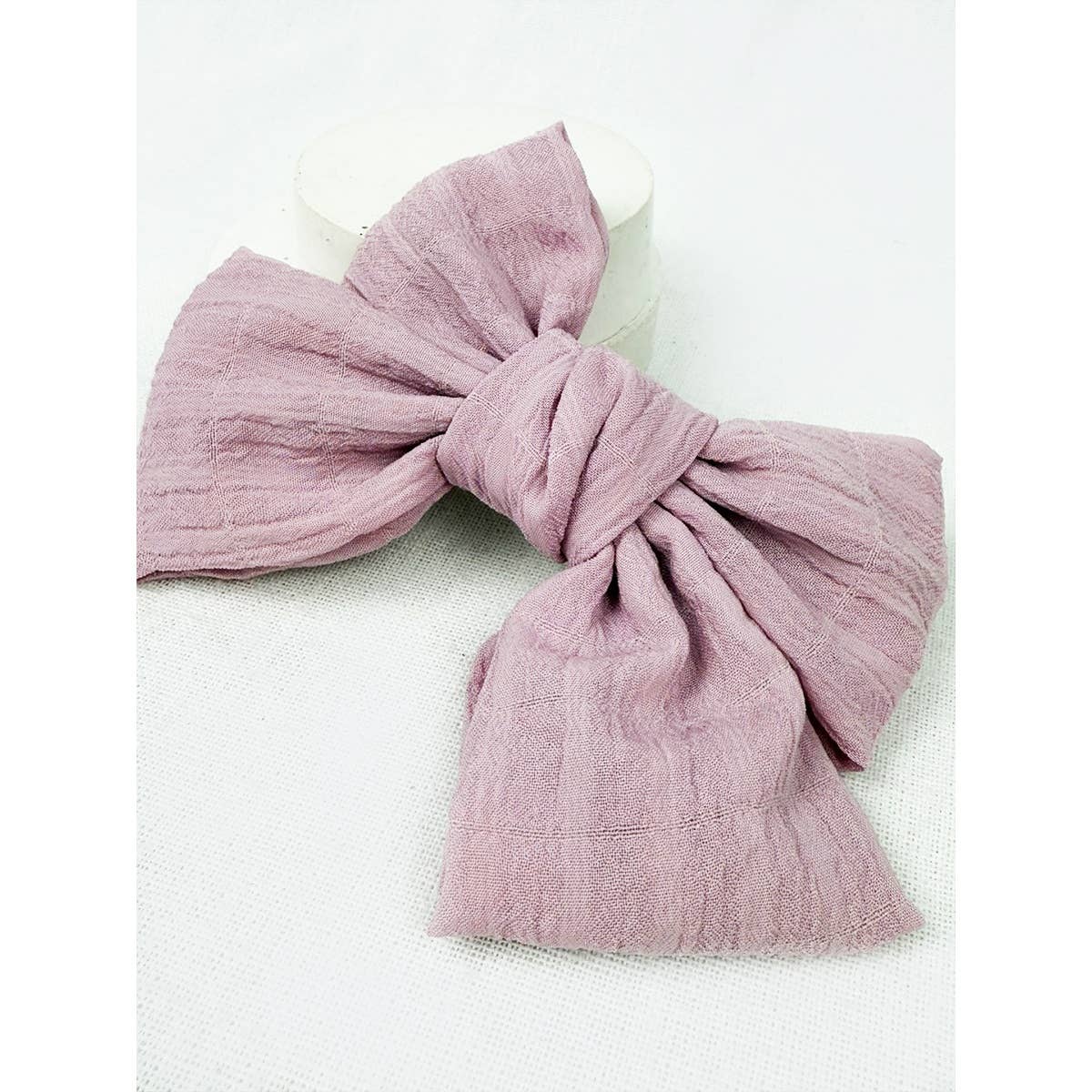 Double Layer Soft Tone Bow Alligator Clips