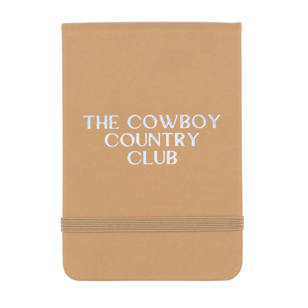 Leatherette Pocket Journal The Cowboy Country Club