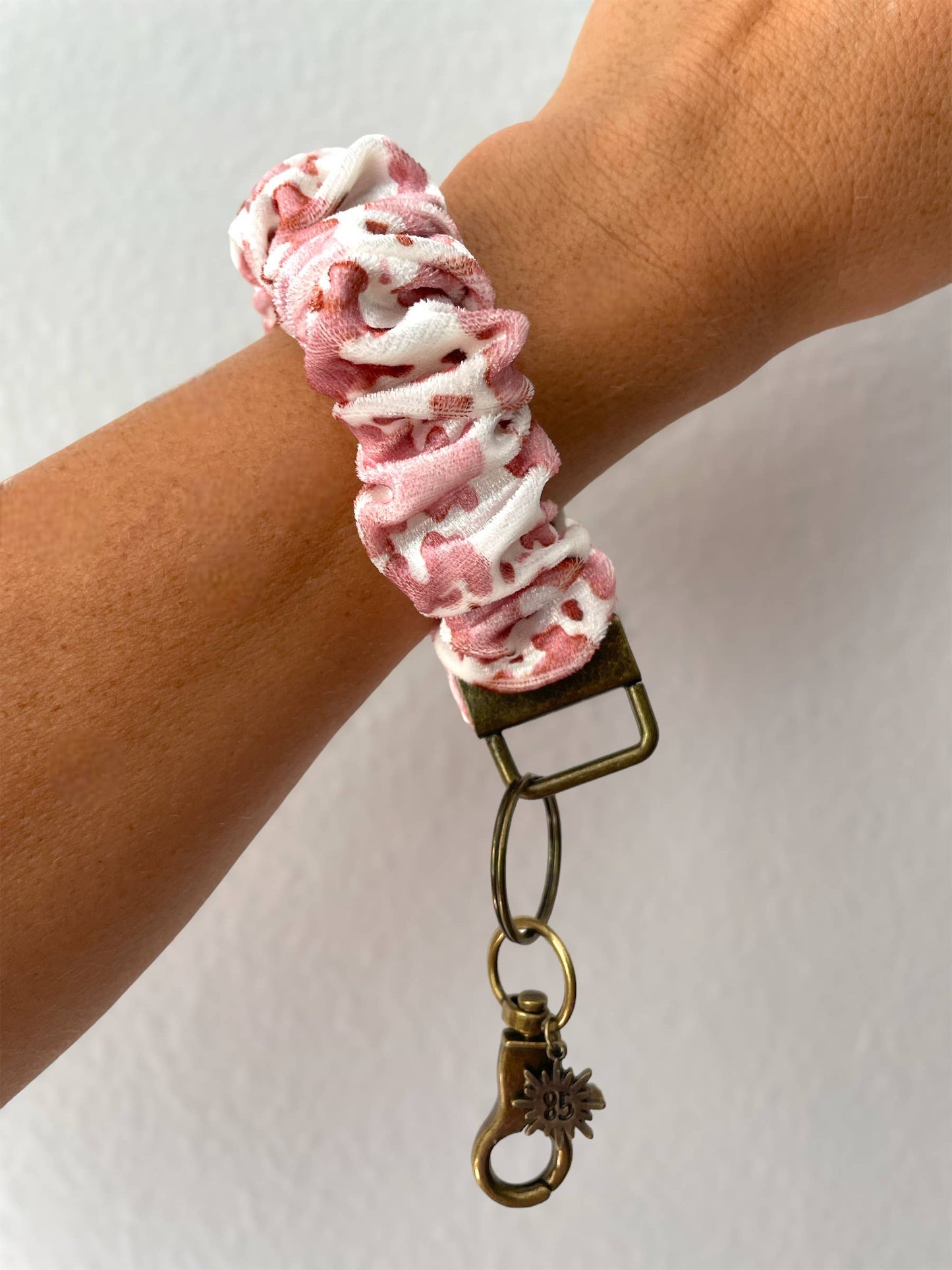 Scrunchie Keychain Leopard