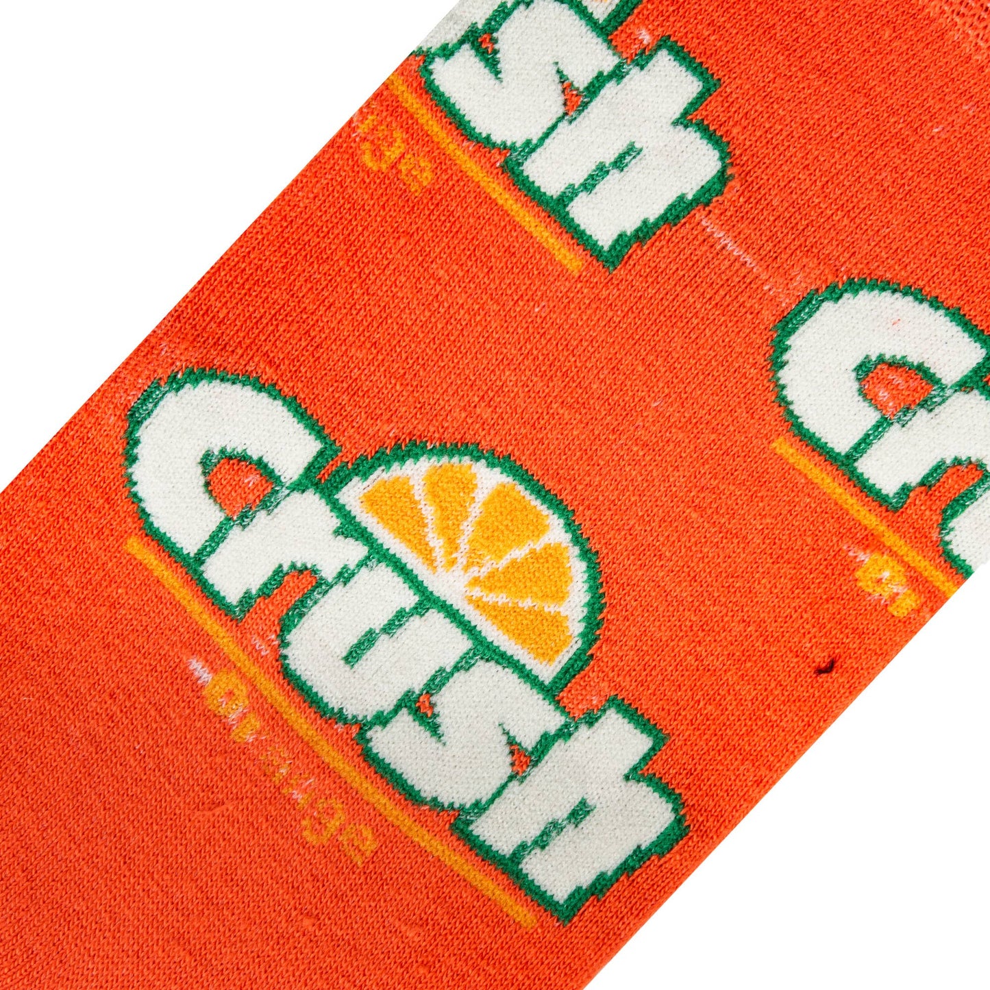 Orange Crush - Womens Crew Folded - Crazy Socks