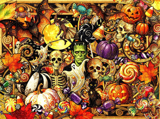 5499 Halloween Mashup 1000 pc Puzzle