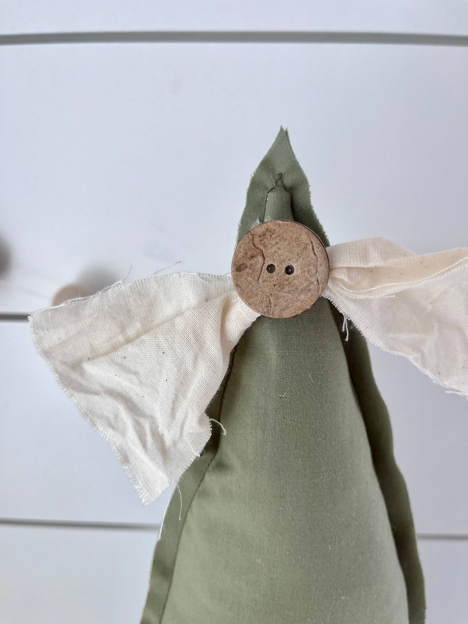 18" Primitive Vintage Christmas Tree Home Decor-Sage