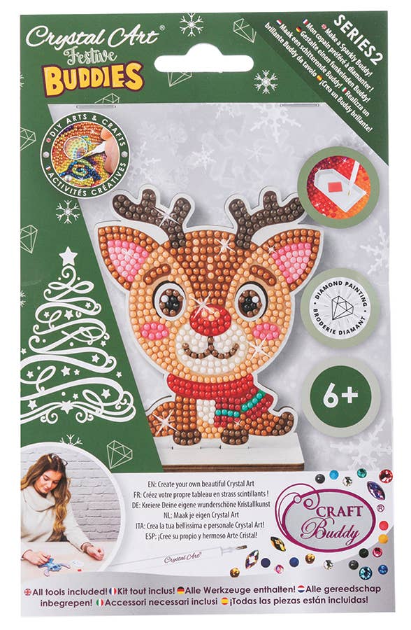 Holiday Crystal Art Buddies Display (30 Units)