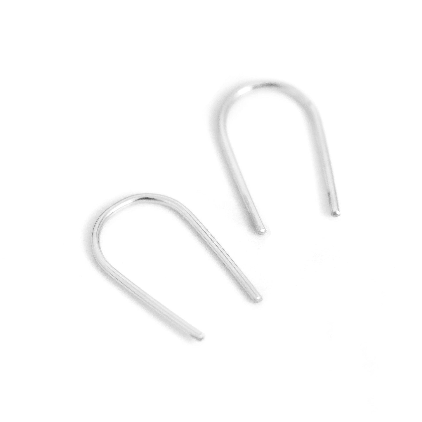 Open Arc Earrings - Hypoallergenic, Waterproof, Minimalist