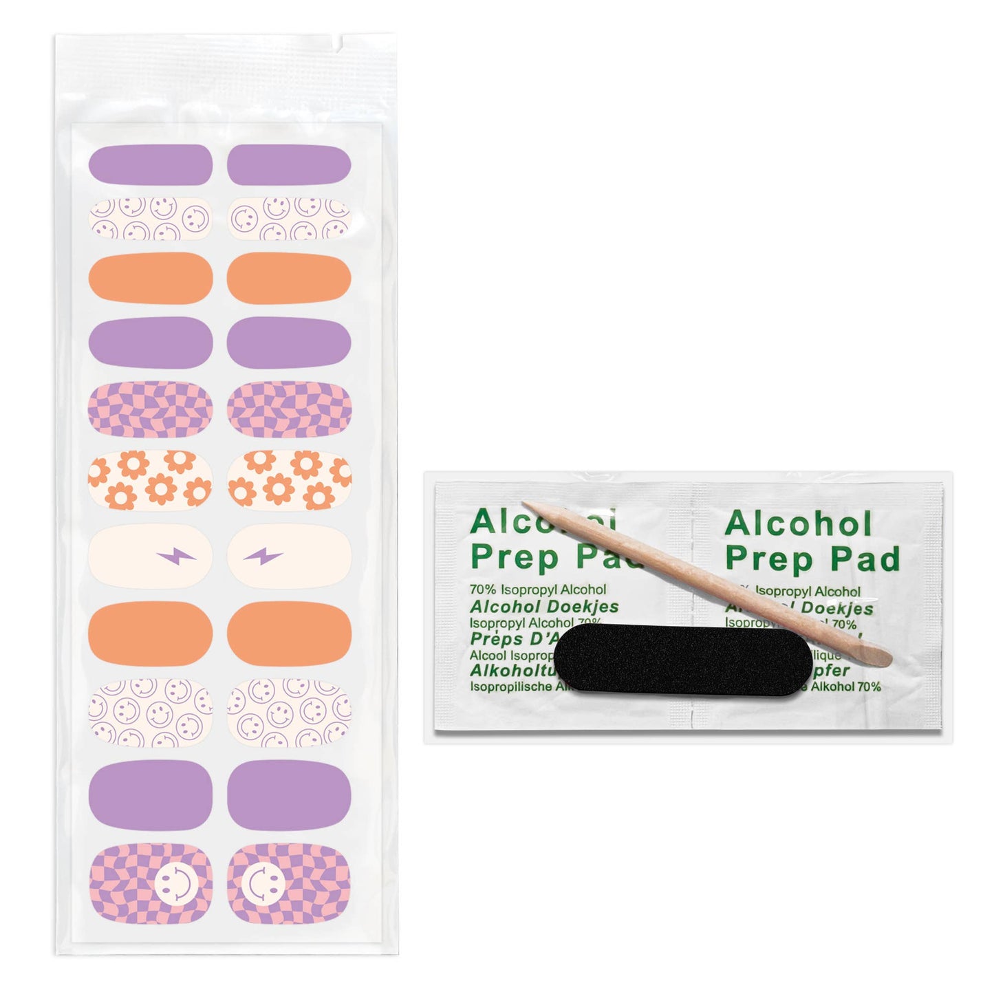 Groovy Days Mani Nail Wrap Kit