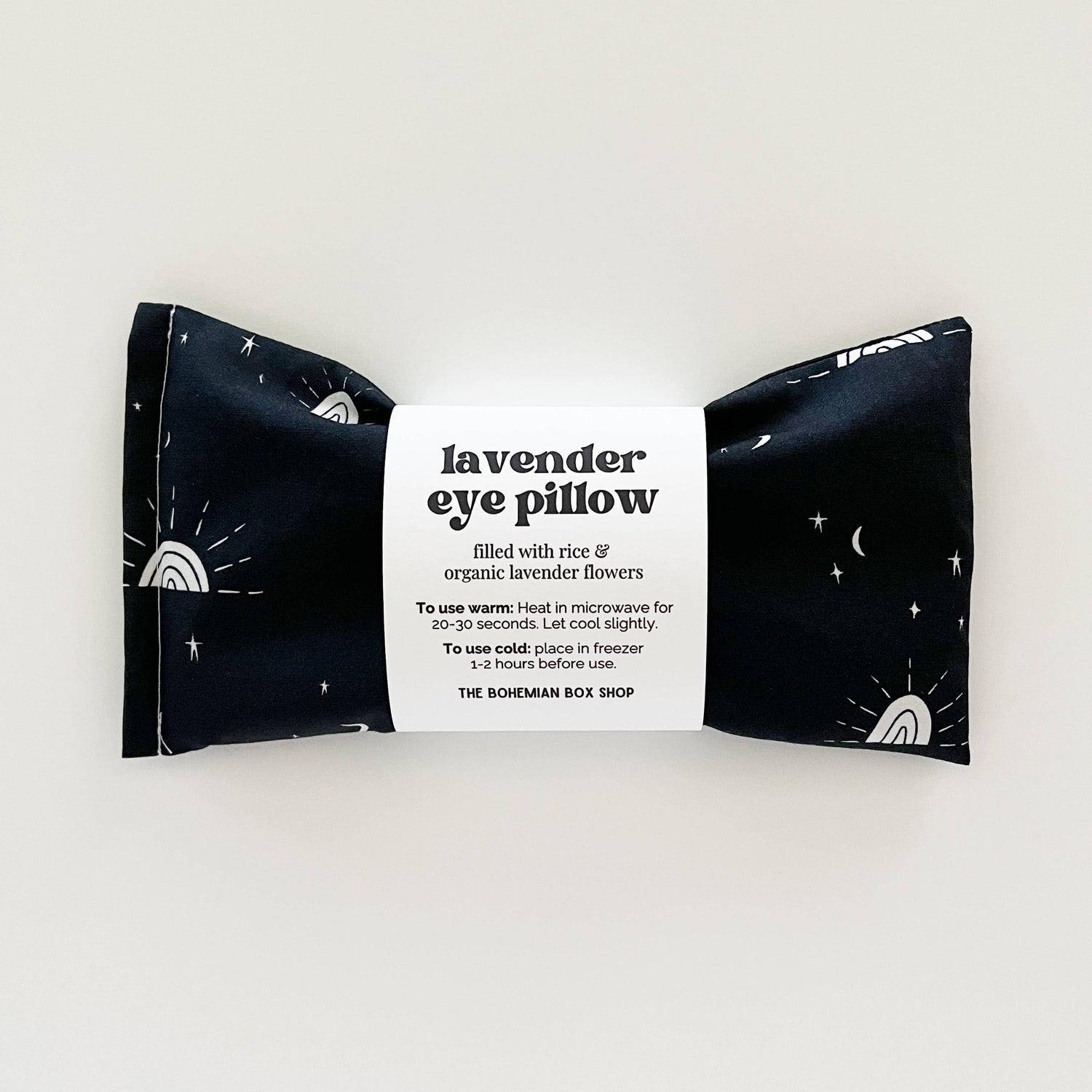 Lavender Eye Pillow - Black Sun & Moon