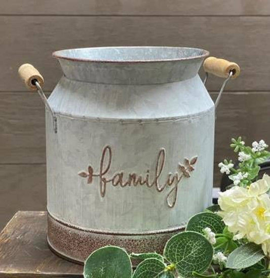 Family Milk Can With Handles