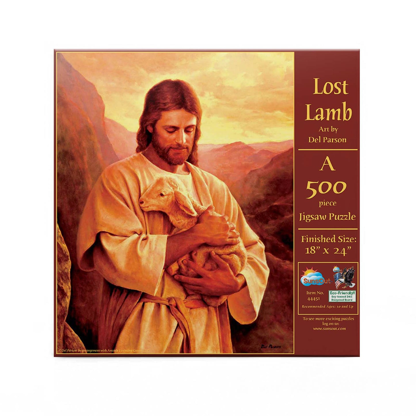 0892 Lost Lamb 500 pc Puzzle
