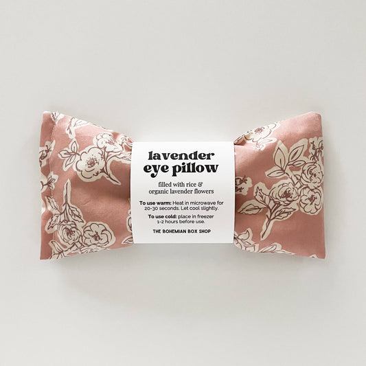 Lavender Eye Pillow - Rambling Rose Dusk