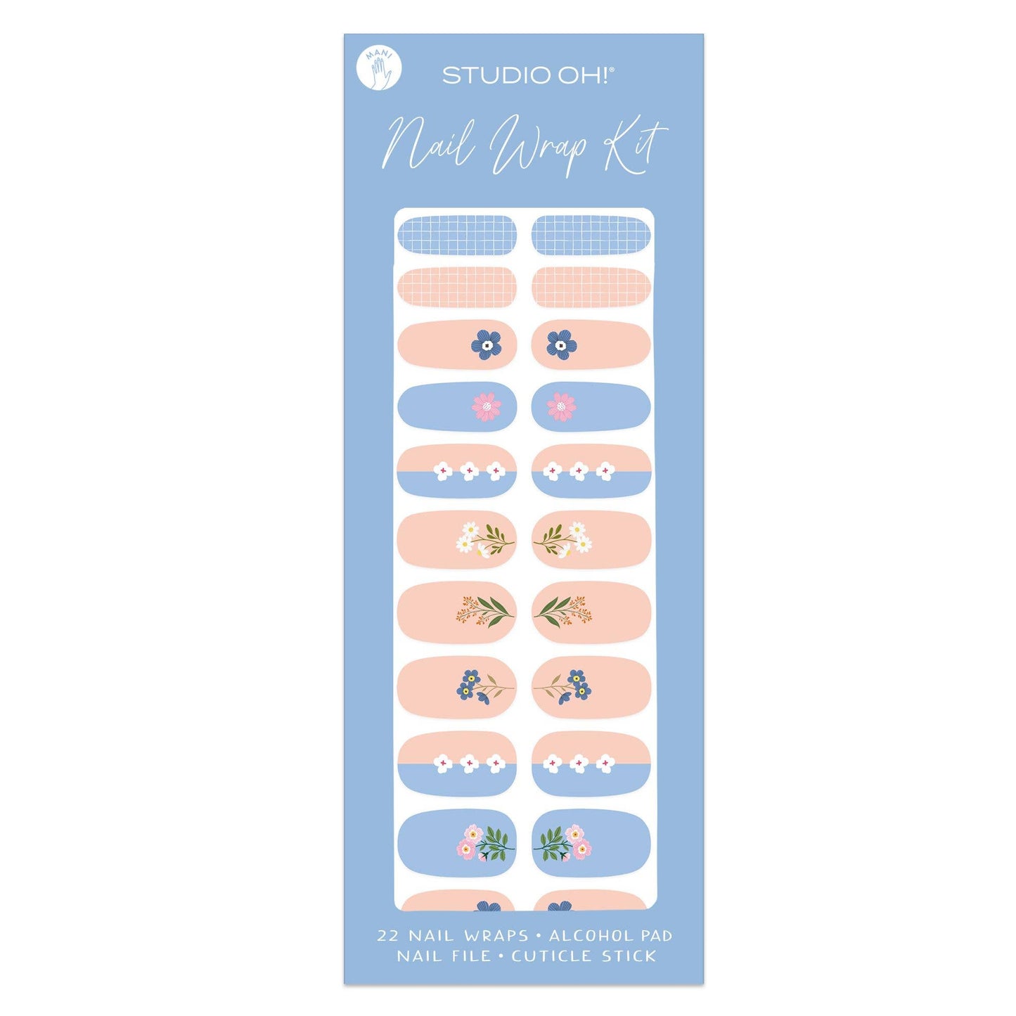 Pretty Petals Mani Nail Wrap Kit