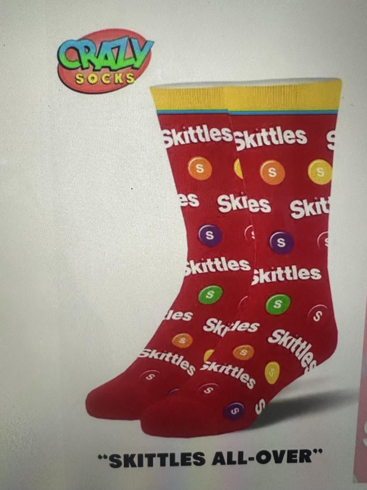 Mens Crazy Socks- Ast