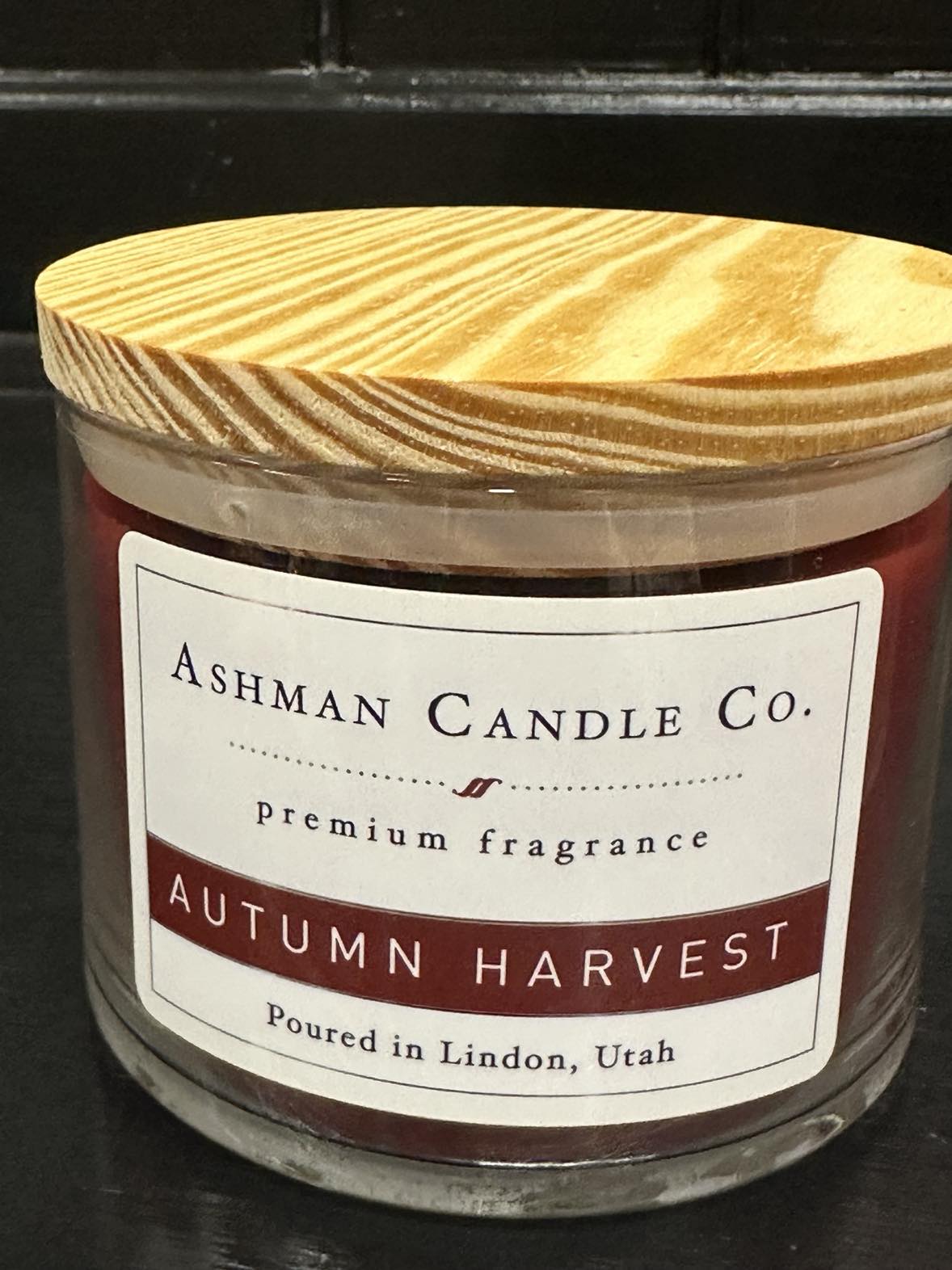 Ashman Autumn Harvest Candle