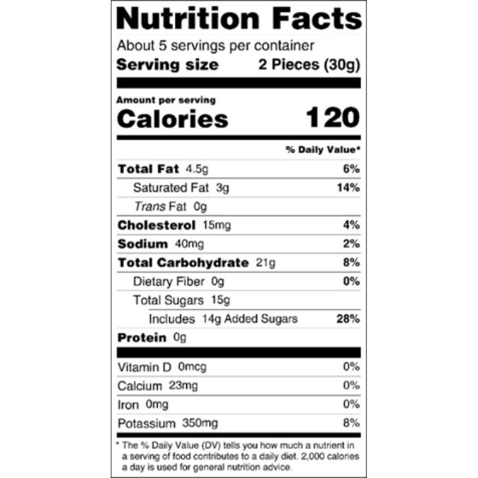 Forever Sweet Caramel Candy Pouch Bag, 5.25 oz