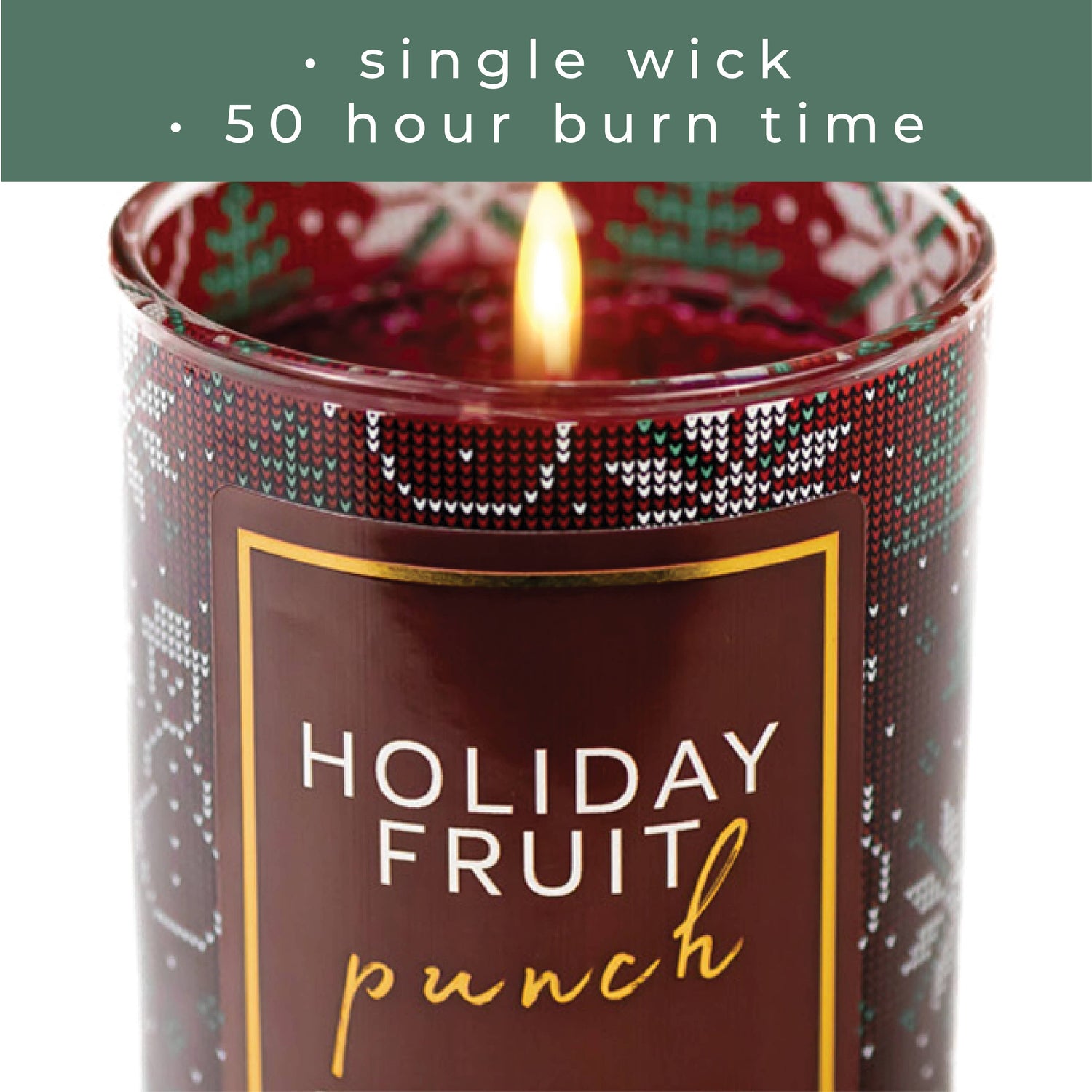 Seasonal Candle (10oz.) - Holiday Fruit Punch