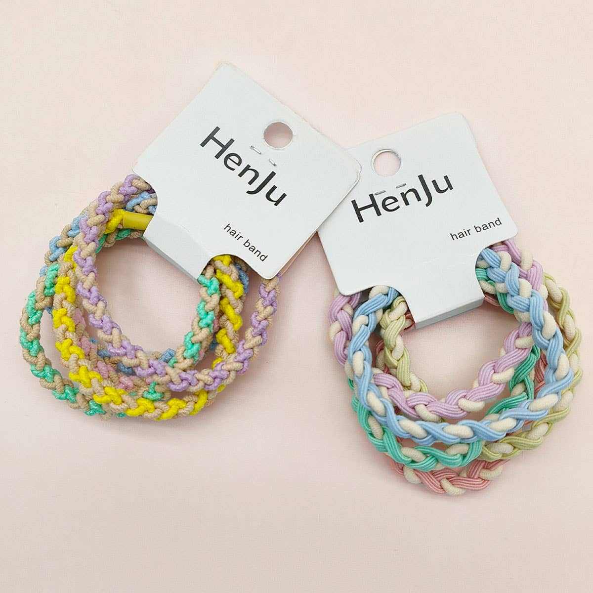 Candy Color Twisted Hair Ties , Cute Rubber Bands- CWAHA0339