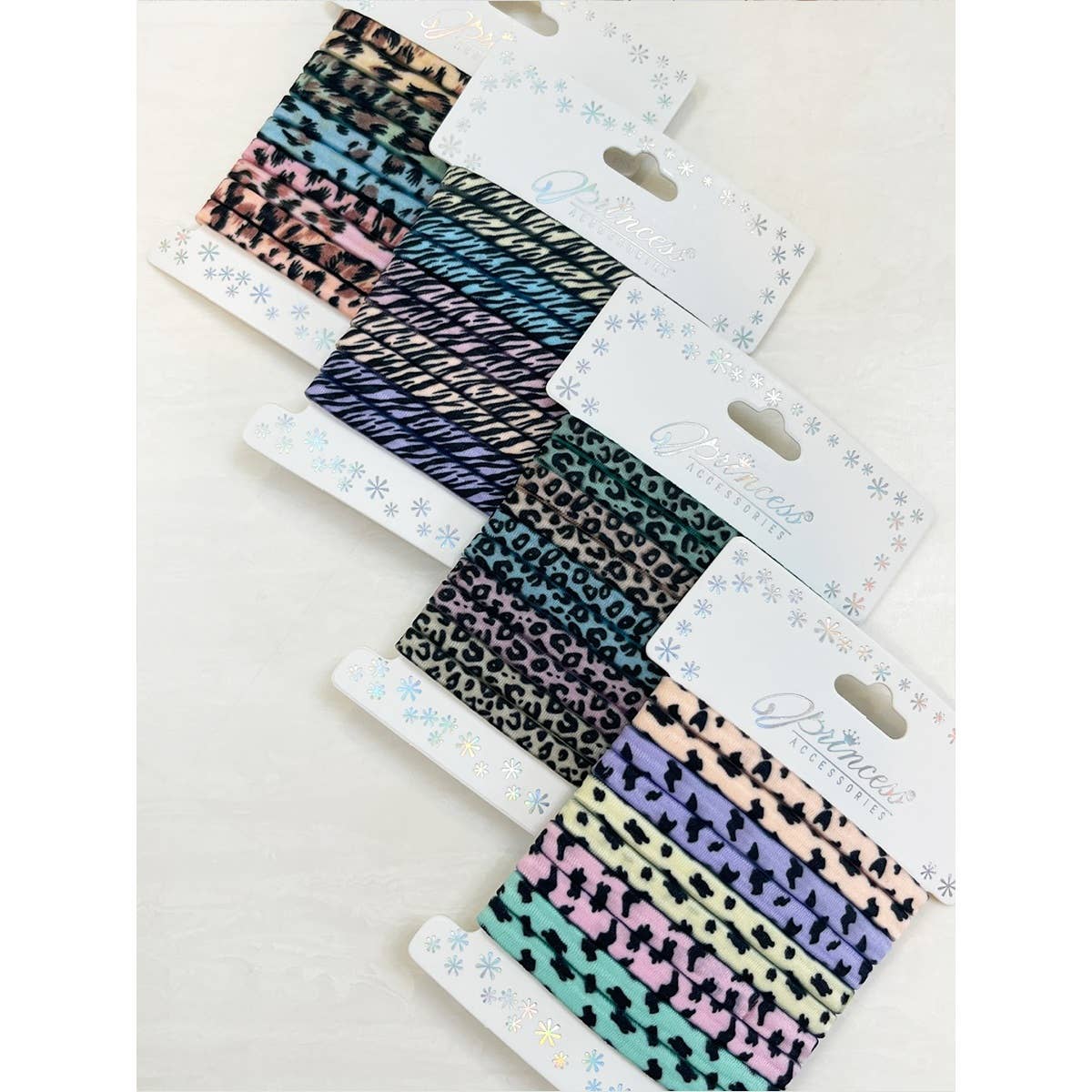 Variety Leopard Mix Print Hair Tie Set