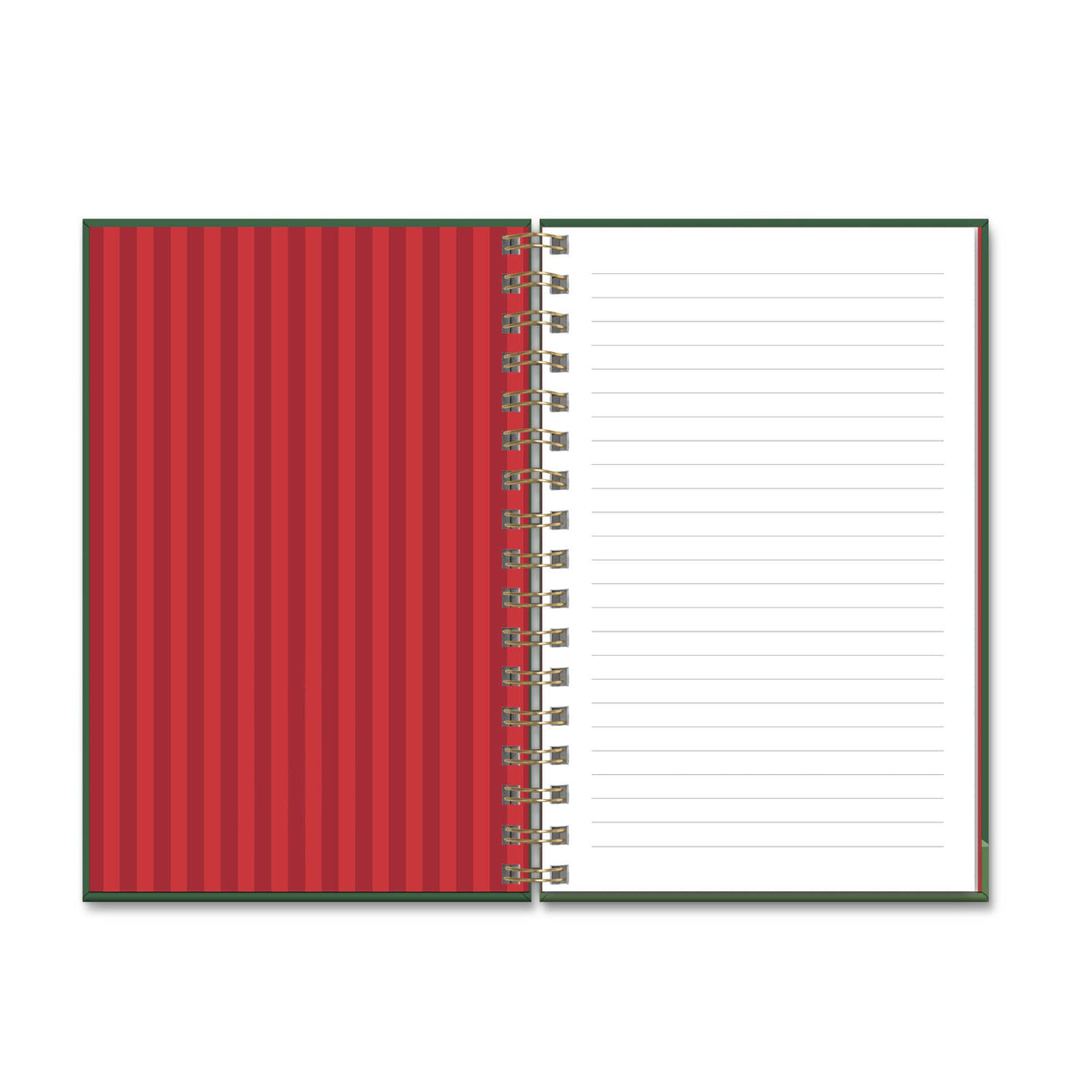 Bookish Christmas Medium Spiral Notebook