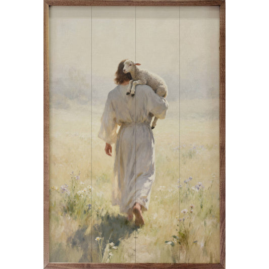 Let Me Carry You Jesus And Lamb