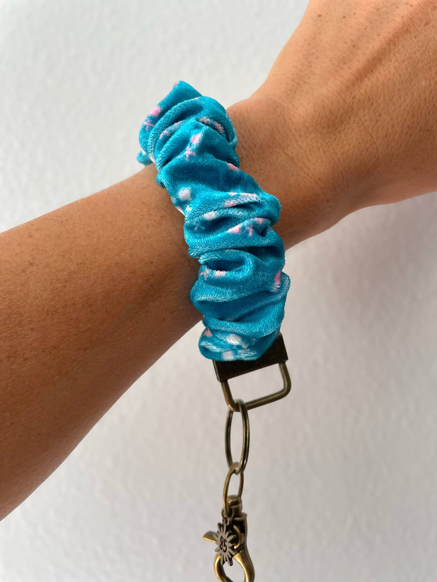 Scrunchie Keychain Leopard