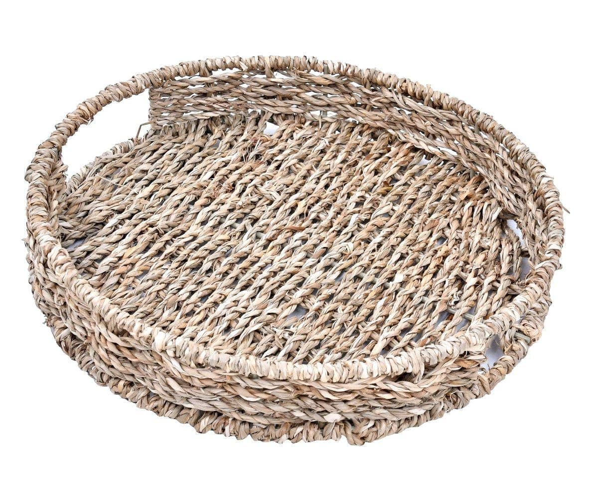WG-1013 - Round Seagrass Tray