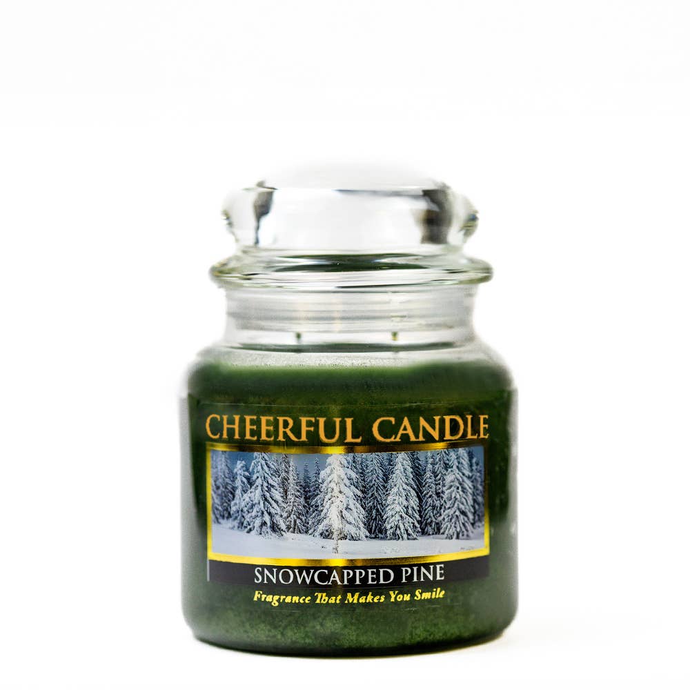 Cheerful Candle (16oz.) – Snowcapped Pine