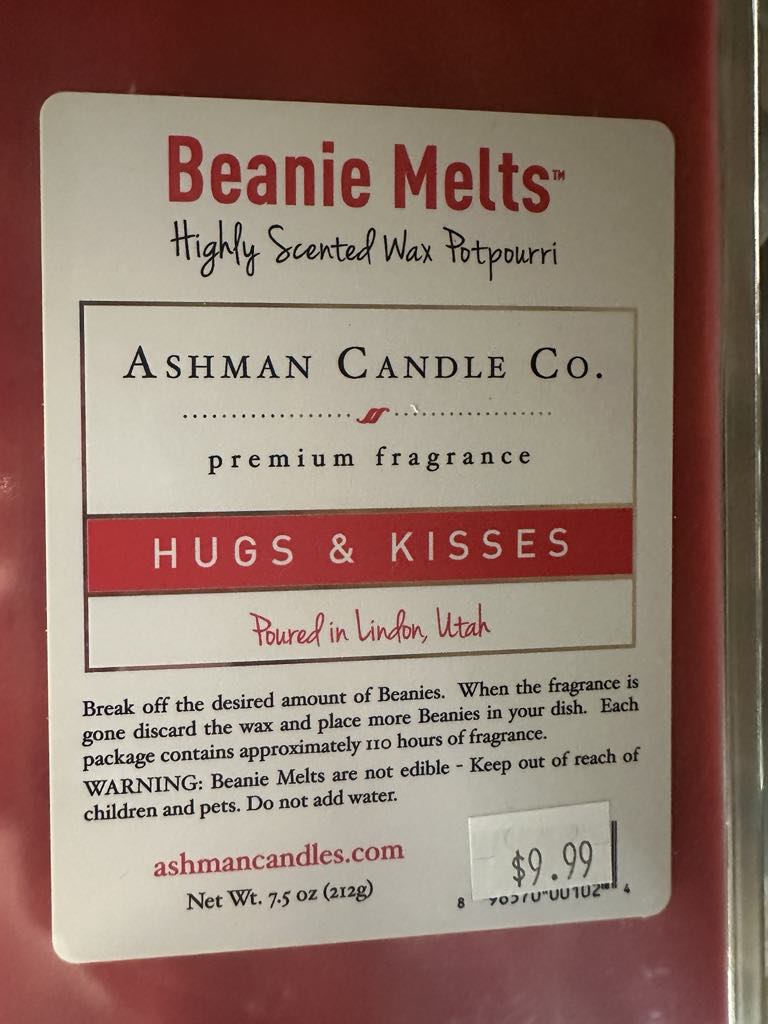 Ashman Melt Hugs & Kisses