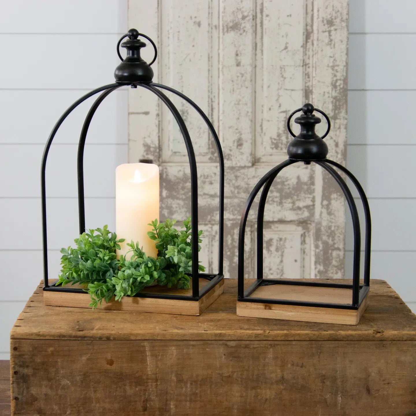 Lantern - Metal Open Arch Small